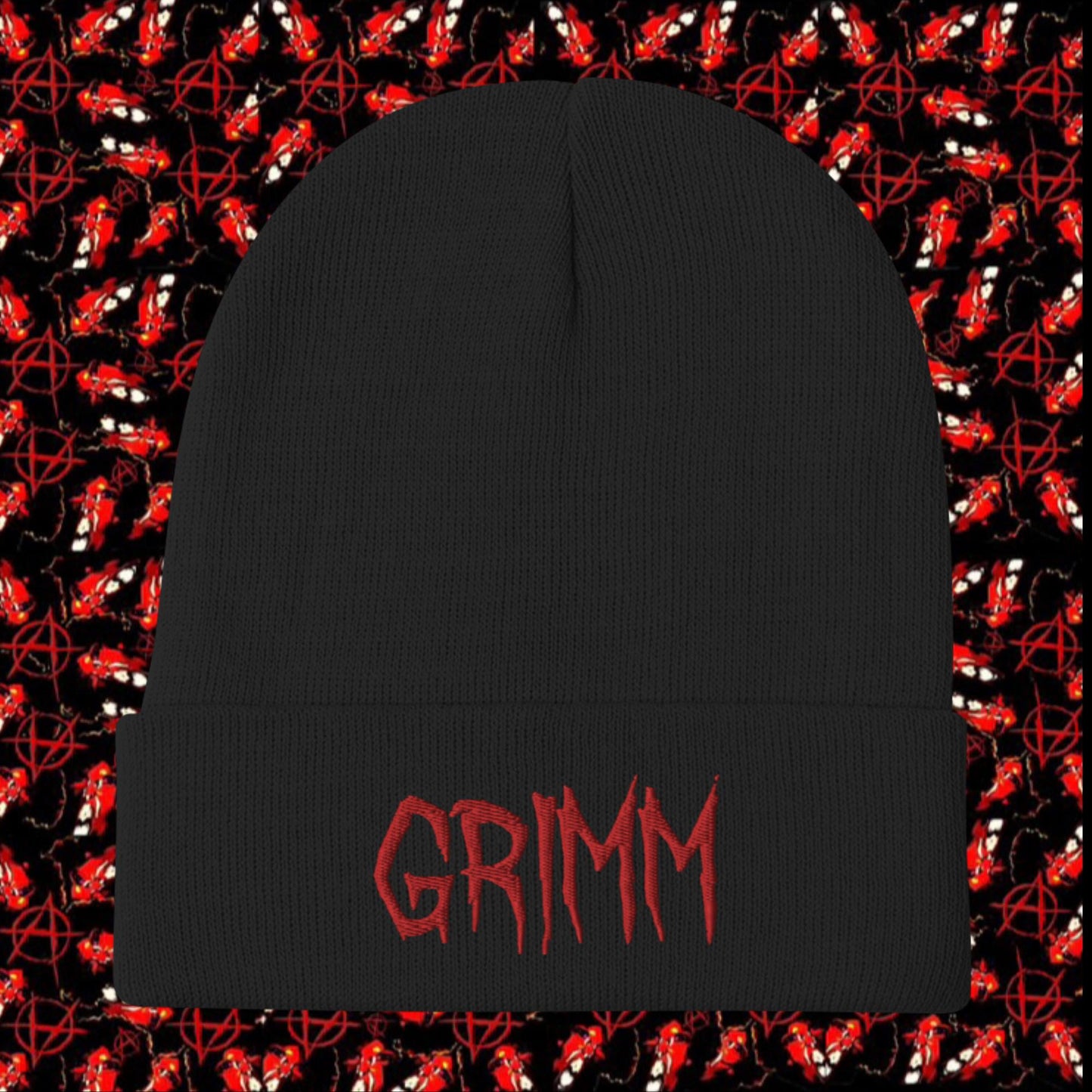 GRIMM Embroidered Beanie