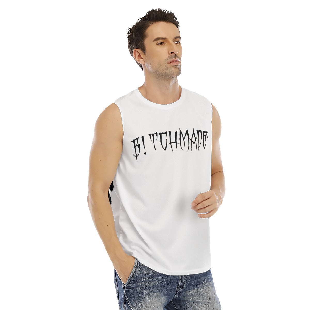 B!TCHMADE W O-neck Tank Top