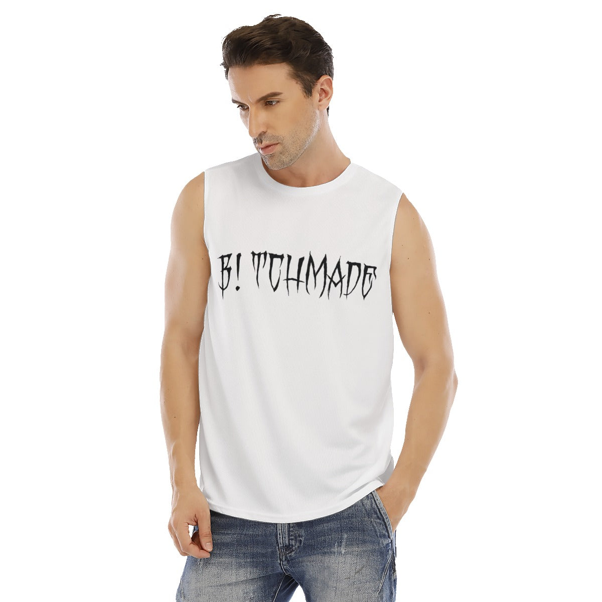 B!TCHMADE W O-neck Tank Top