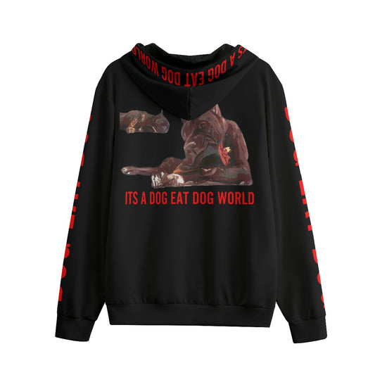 Dog eat dog world Zip Up Hoodie