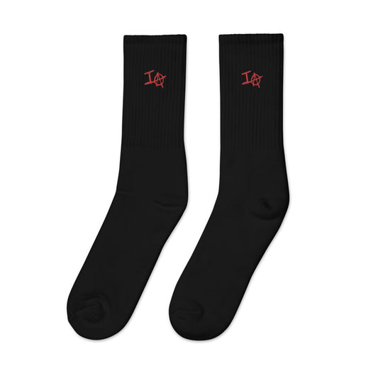 IA Embroidered socks